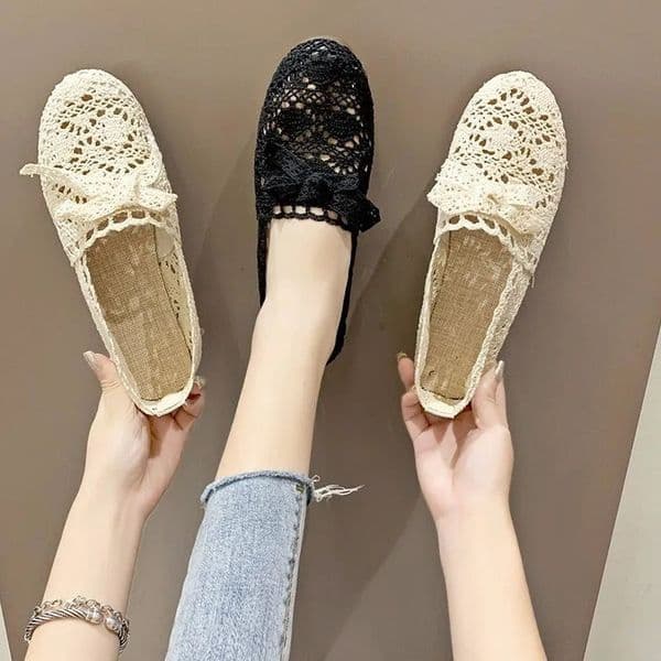 Women shoes fisherman shoes woman mesh breathable flat soft bottom women peas shoes womans shoes flats shoes YTC65 260402