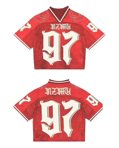 Harajuku Style American Y2K English Printed Baseball Sports Short-sleeved Mens Loose Casual Street T-shirt 260403