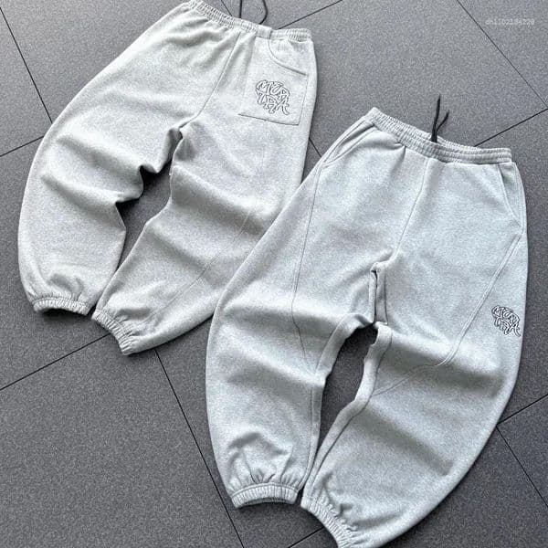Embroidery Unisex Sweatpants Men's Pants Y2K Retro Jogging Streamlined Seams Street Trendy Hip Hop Harajuku Streetwear Baggy Joggers