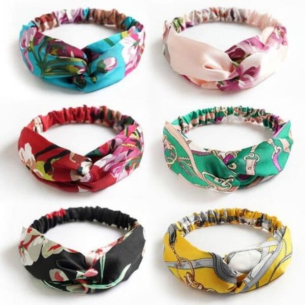 Summer Bohemian Hair Bands Print Headbands Vintage Cross Turban Bandage Bandanas HairBands Hair Accessories