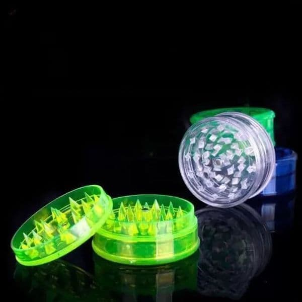 Plastic Herb Grinder 60mm Smoking Grinders for smoke detectors pipe acrylic grinders for twisty glass blunt smoking Accessories