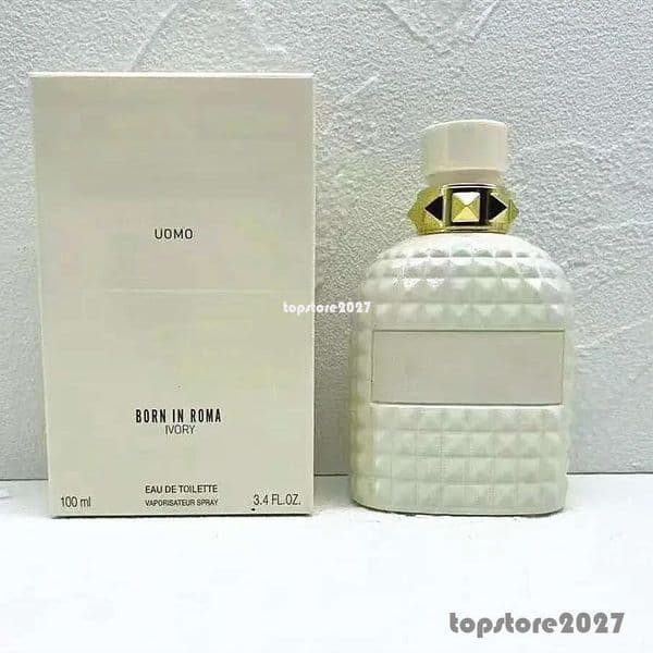 cologne perfume men Luxury Designer Born In Roma Ivory 100Ml For Men perfume women Women Eau De Toilette Vaporisateur Man Perfume Woman Fragarance Floral Spray