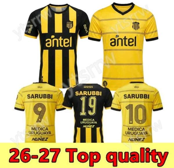 26/27 Penarol Home Soccer Jerseys Commemorative Edition 24 25 26 Club Atletico Penarol C.RODRIGUEZ Gargano football shirts