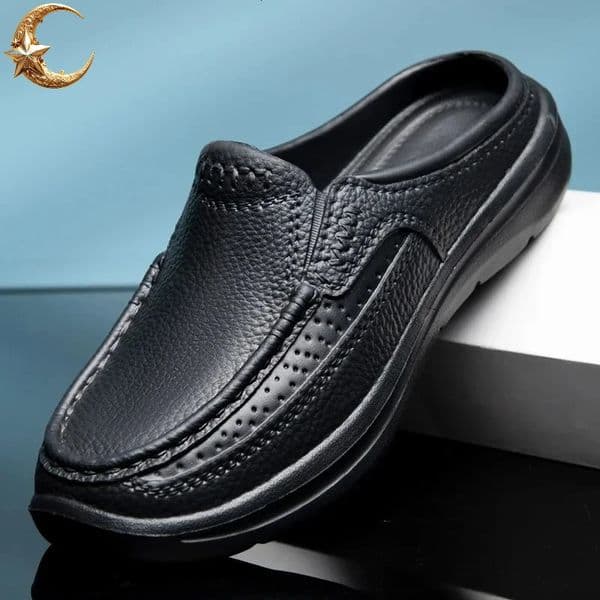 leather shoes Spring Arrival Men EVA Slippers Slip on Flats Shoes Fashion Beach Sandals Home Shoes Size Plus Szie 40-46 260402