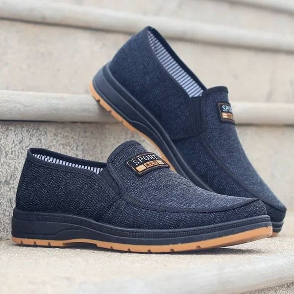 Hot selling sports for spring and summer 2024, casual old Beijing walking shoes, breathable men's cloth shoes