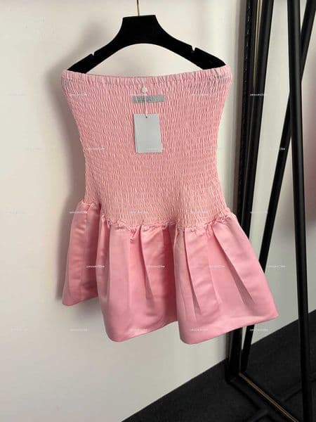 Luxury Crew neck women dress Summer lady dresses women designer clothes elastic slim fit strapless skirt A1167X01N238