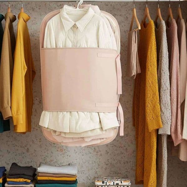 Compression Storage Clothes Reusable Lightweight Foldable Home Organizer Space Saver Bags for Travel Moving Wedding RV 26Y0406