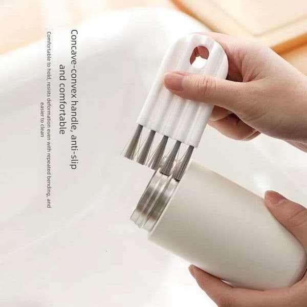 STOCK Multifunctional Flexible Cup Cover Groove Nipple Bottle Gap Household Soft Bristles Cleaning Brush Kitchen Tool Free Shipping