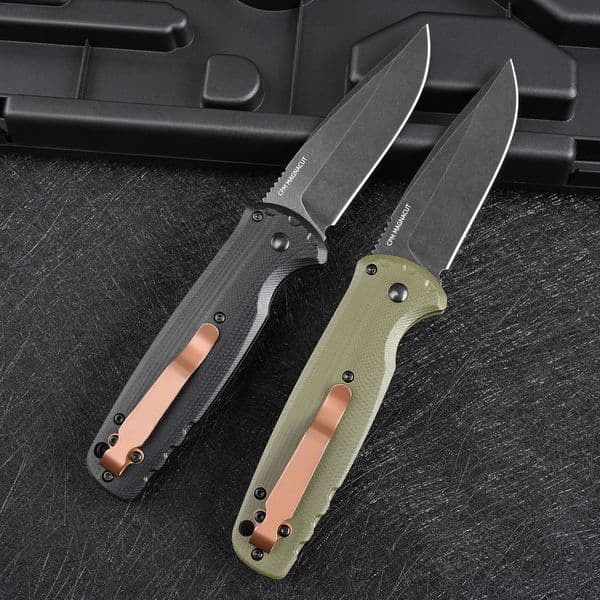 Lightweight Folding Knife 4300BK Mark MagnaCut G10 Handle Portable Outdoor Camping Survival Utility Pocket folding knife EDC Knife