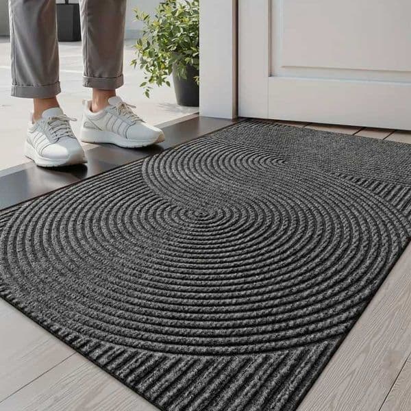 VIKAMA Minimalist Patterned Floor Mat For Entrance And Bathroom Areas Non-Slip And Dirt-Resistant Home Decoration CarpetT2600406