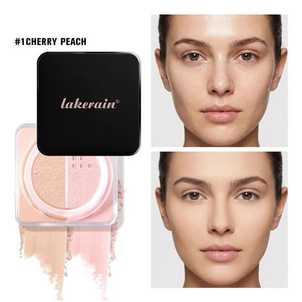 Bake Loose Powder BrighteningCorrecting Duo brightening and correcting Blurred Pores Matte LongLasting Setting Makeup 260316