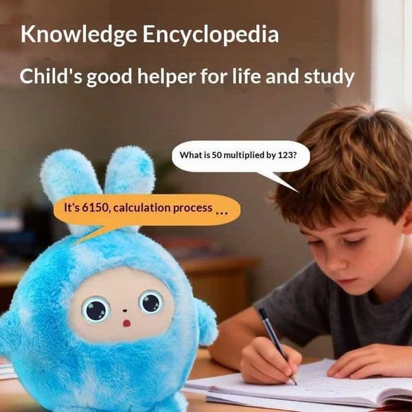 AI Plush Toy Interactive Voice Chat Educational Robot Multilingual Stuffed Doll Kids Early Learning Childrens Gift Z260406