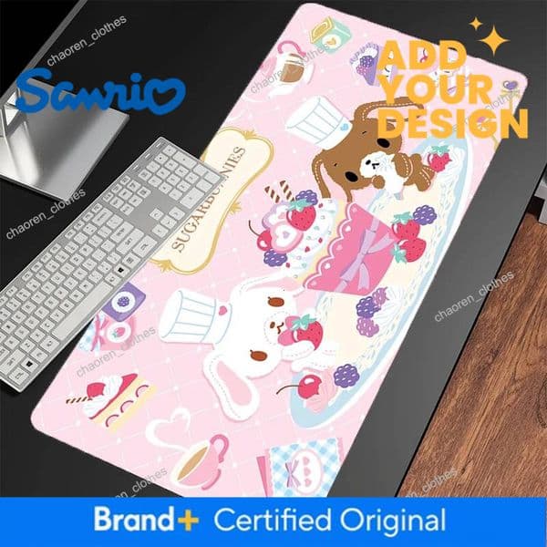 Designer Mouse Pad XXL Gamers Computer Extended Game Mousepad Laptop Desk Mouse Mat Gaming S-Sugar Bunnies Keyboard Rubber Durable Carpet