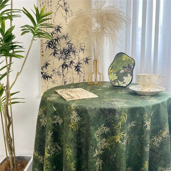 2026 Retro Flannel Table Cover Towel Decorative Cloth Rectangular Dining Table Tablecloth