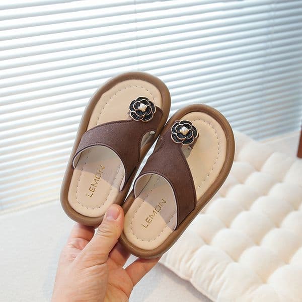Summer New luxury Female Children s Crystal Shoes Korean Style Sandals with Open Toe