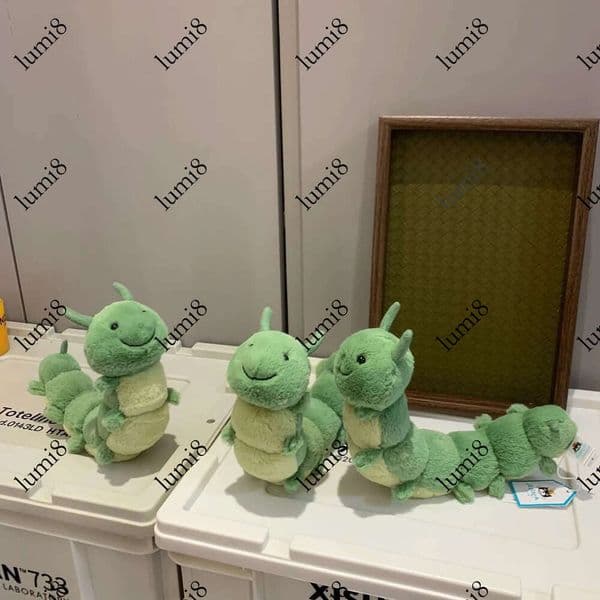 Dolls Jelly cat Carys Plush Children's plush toys Wriggidig 2 Caterpillar Soft Toy Carey caterpillar body pillow Soothing the Doll Giftsnjiohi