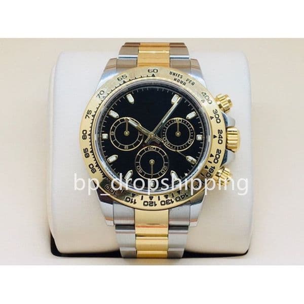 Classic Mens Watch 40mm Automatic Mechanical Movement Ref.116503 Two Tone Stainless Steel Bracelet Self-winding Fashion Luminous Men's Wristwatch