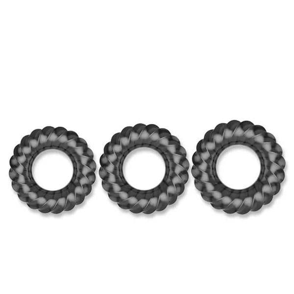 3pcs Silicone Penis Cock Rings Delay Ejaculation Penis Rings Adult Dildo Toys Erotic Sex Toys For Men Male Chastity Organ S2647