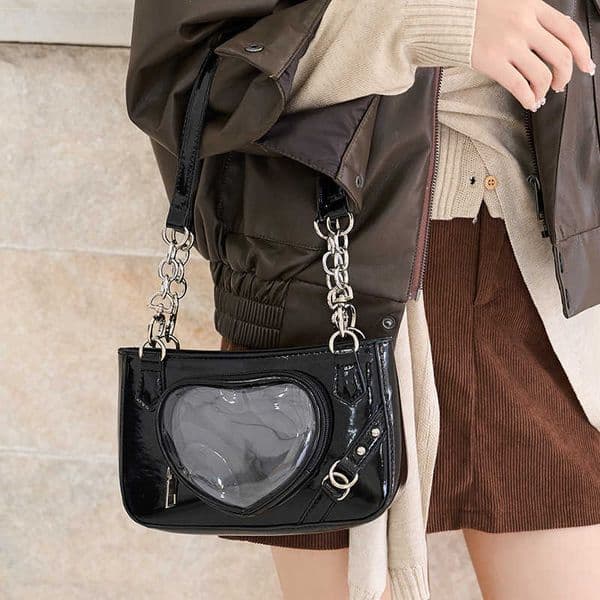 New Pain Bag Women Love Pain Asian Culture Spicy Girls Sweet Cool Wind Y2 Underarm Bag anime Small Food Quantity Pain Bag Q260407