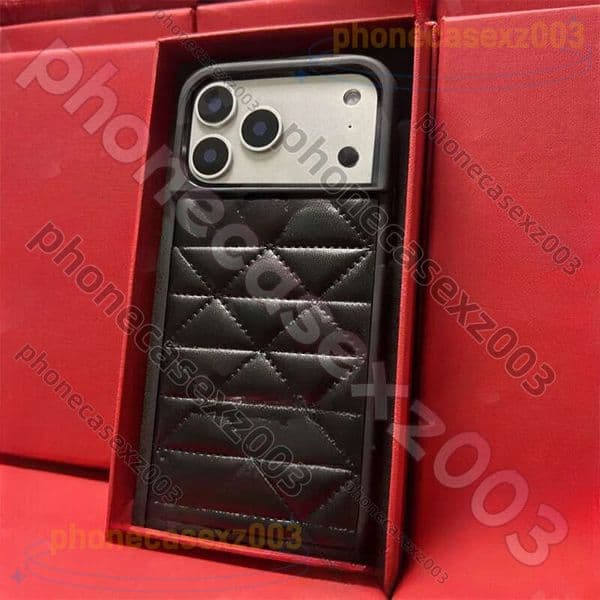 I17 Pro Max Unlock Designer Letters Phone Case For Men Women Compatible With 17 Pro Max 151413 Pro Luxury Leather Stylish Protective Back Covers Z260527