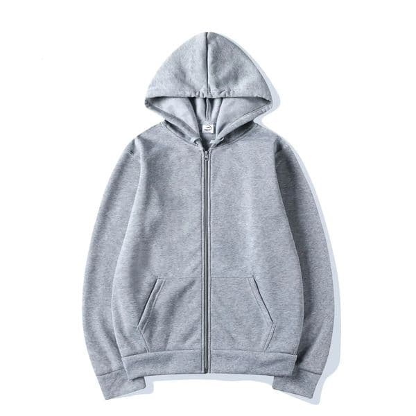 Fashion Casual Black Gray Blue Zipper Hoodie Hip Hop Street Wear Sweatshirts Skateboard MenWoman Pullover Hoodies Male Hoodie 260407