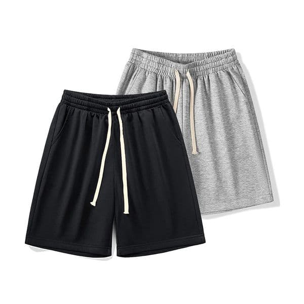 Summer Drawstring Shorts Men Casual Jogger Sweathshorts Casual Classic Workout Gym Running Sports Board Shorts 260407BJ