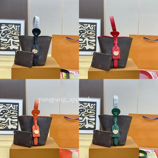 High quality All In BB suede Handbag lvslve Bag mini Capacity Suede patchwork leather Tote Bag Crossbody Shoulder Bag monogram Bucket bag Wallet Underarm Bag 3f4