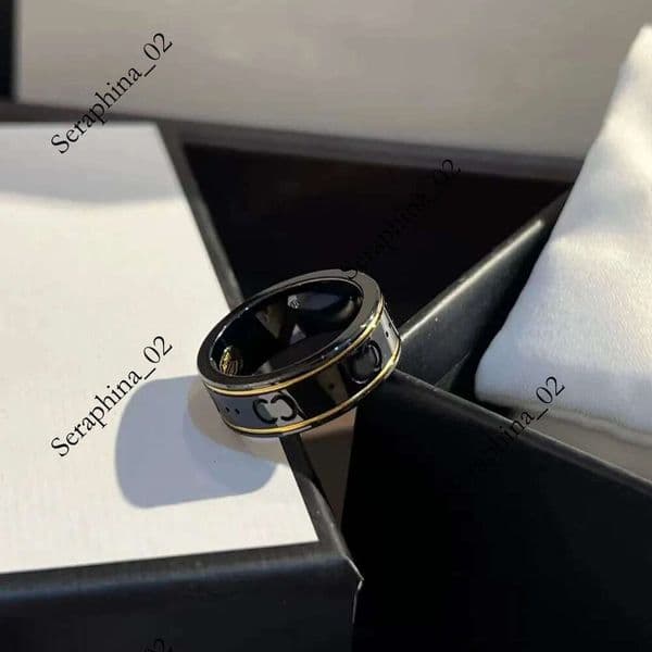 Luxury Ceramics Rings For Engagement Planet Fashion Designer Ring Extravagant Women Men Cluster Jewelry