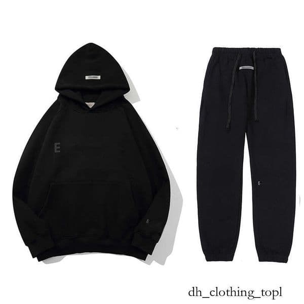 Essential Hoodie Mens Designer Tracksuit Baggy Hoody Pants Set Hip Hop Pullover Sports Joggers Skateboard Sweat Shirts Oversize Sweatsh b9b