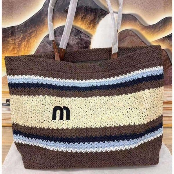 Bags Beach Designer Tote Str Bag Travel Shopping bag big capacity women Handbags Hollow Out Woven Letter Shoulder bags Vacation gift T260509