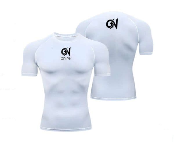 T Shirt Tops PRO Men's Fitness Tight-Fitting Abdominal Control Sports Shaping Breathable Quick-Dry Muscle Training Short-Sleeve T-Shirt Men's Clothing