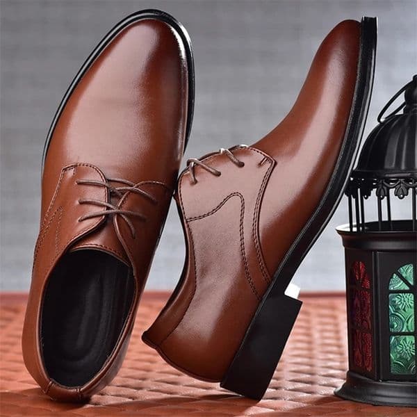 Mens Shoes Black Leather Formal Shoes for Men Oxfords Male Wedding Party Office Business Shoe Man zapatos de hombre Plus Size 260316ww