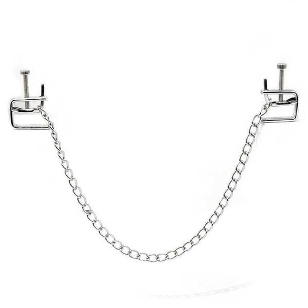 Adjustable Metal Chain Nipple Clamps BDSM Extreme Fetish Slave Clip Sex Goods For Adult Games Tools Erotic Products MUOW