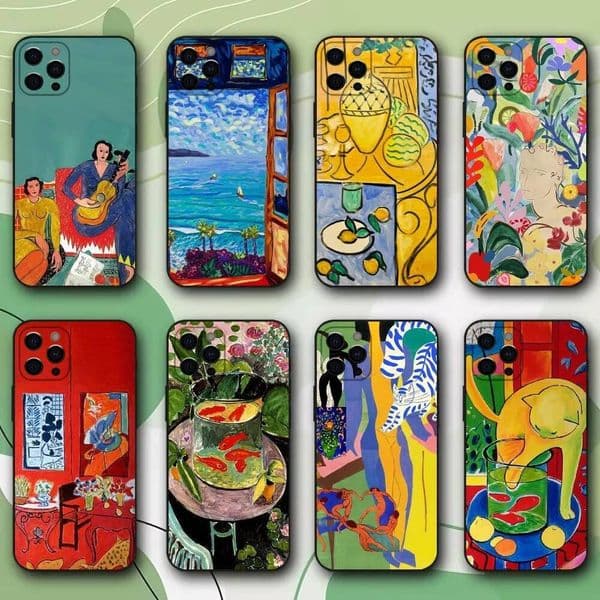 Funny Henri Matisse Art Painting Phone Case For iPhone 17 16 15 14 13 12 11 Pro Max Mini SE 7 8 Plus 17E Shockproof Soft Cover