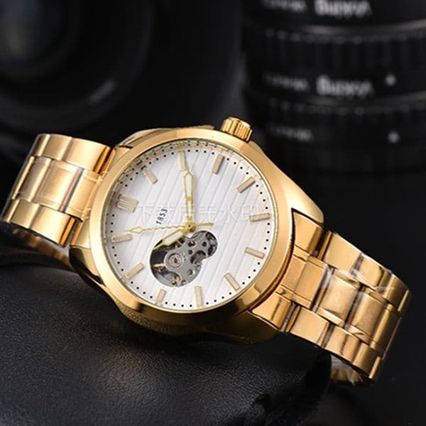 aaa Brand mens watches Fashion mechanical automatic luxury watch Stainless steel strap movement wristwatches men gift