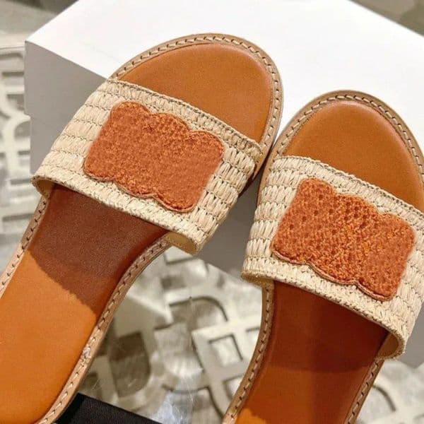 designer Slides luxury sandals Casual shoes Designer weave Sliders fashion outdoor Beach sandale Womens Shoe flat loafer35-42AA