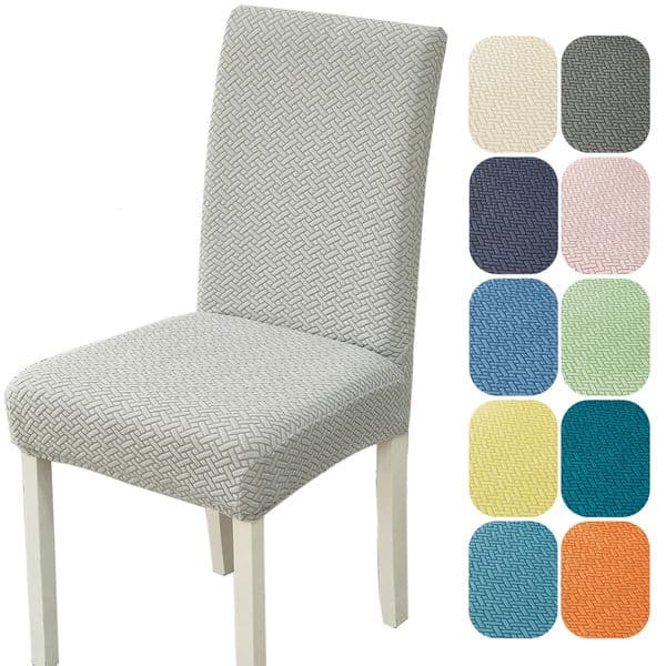 1/2/4/6pcs Jacquard Dining Chair Slipcover Stretch Chair Covers Polyester Chair Cover for Wedding Dining Room Office Banquet 260402