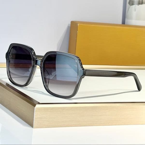 Women Moon Square Sunglasses Grey transparent UV Protection Sunglasses for Women Sun Shades Summer Sunnies Eyewear
