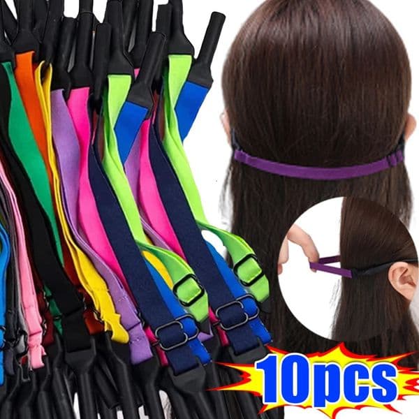 10pcs Glasses Chain For Kids Adults Sunglasses Strap Children Glasses Safety Band Strap Retainer Cord Holder Sport Glasses Rope 260403