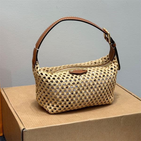 16 Styles Women Straw Bag Womens Designer Classic Raffia Straw Bags Mini Beach Handbags Hollow Out Summer Outdoors Ladies Hand Bag Totes