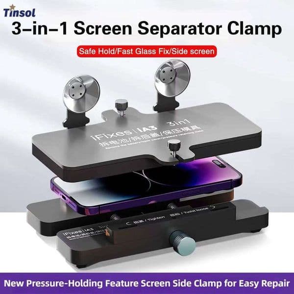 TINSOL Three-in-One Screen Removal Pressure-Holding | Screen-Side Hanging Fixture Rear Cover Glass Replacement Tool