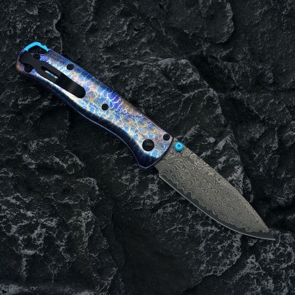 New 535 Burn titanium Folding Knife Tactical Combat Outdoor folding knife portable EDC Pocket Knife Hand Tool 2026 Gift