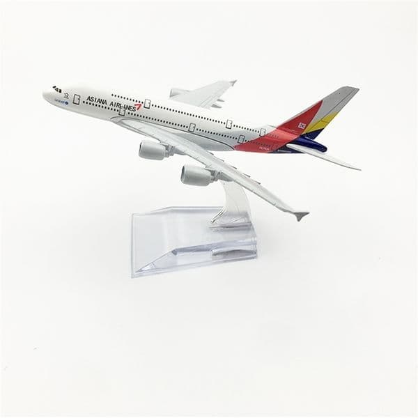 JASON TUTU 16CM Asiana Airlines Planel Airplane Diecast Metal Planes Collect Gifts 260331