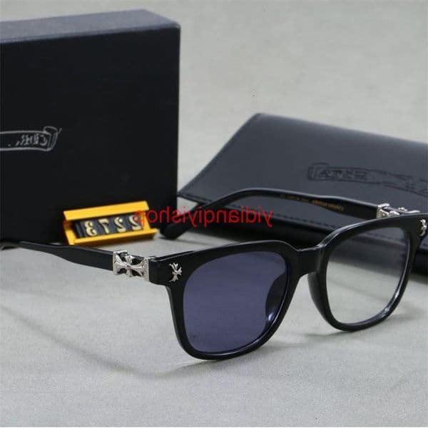 mens sunglasses chroms hearts glasses Cross Plain Mirror Artistic Prescription Glasses Frame for Men Women Non-Prescription Glasses Color-Changing Glasses