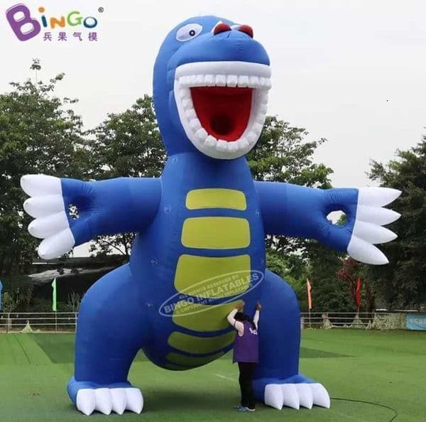 Outdoor Giant Advertising Inflatable Animal Dinosaur Cartoon Dinosaur Character For Event Party Zoo Decoration With Air Blower