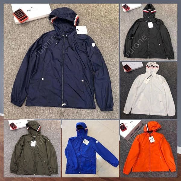 Men's Designer Windproof Jacket Zipper Waterproof Trendy Loose Hooded Stormtrooper Coat Outdoor Sport Plus Size Windbreaker 0b