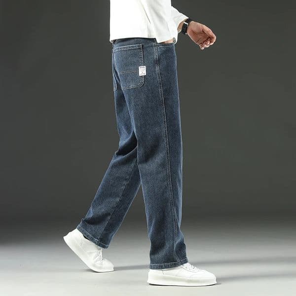 2026 Y2K Autumn and Winter Baggy Jeans Mens Loose Straight Wideleg Business Trousers Clothing 260330BANJIA