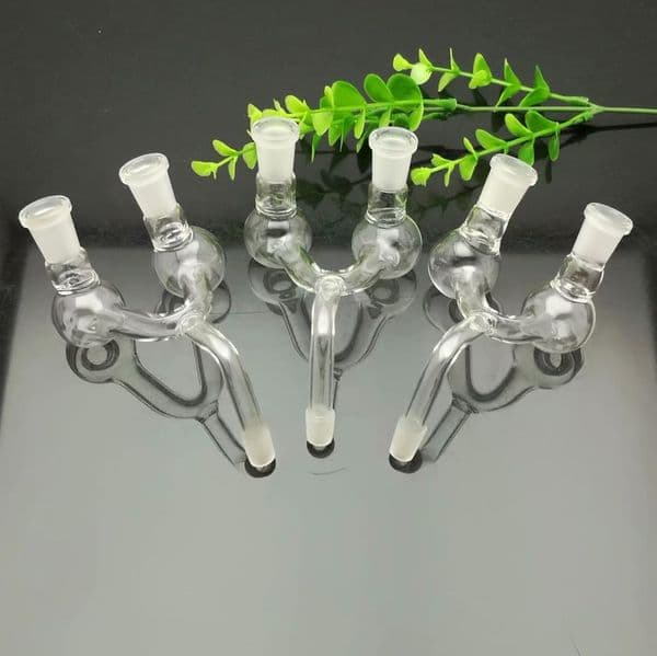 Transparent catapult glass adapter 10mm IN STOCK glass pipe bubbler smoking pipe water Glass bong free shipping