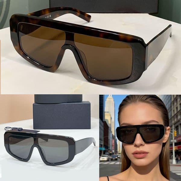 New womens sunglasses luxury designer pilot sunglasses OPRD10S tortoiseshell acetate eyeglasses fashion oversized frame decorated brown lens UV400 Protection