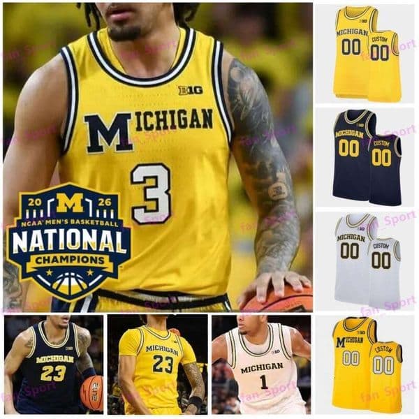 Morez Johnson Jr Champions College Basketball Jersey Yaxel Lendeborg Aday Mara Elliot Cadeau Trey McKenney LJ Cason Nimari Burnett Roddy Gayle Malick Kordel